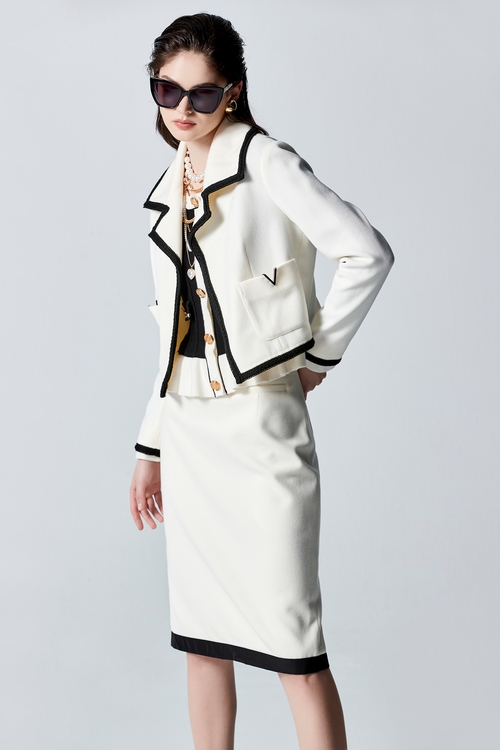 Classic Woolen Pencil Skirt,Pencil skirts