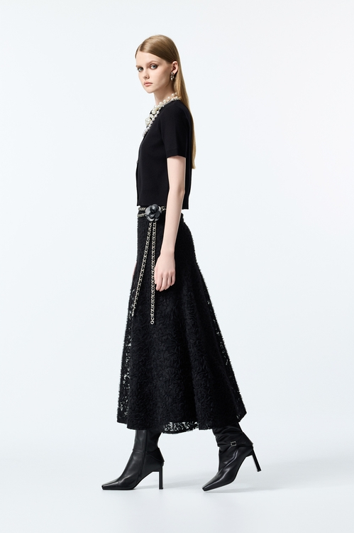 Full Lace Maxi Skirt,Midi skirts