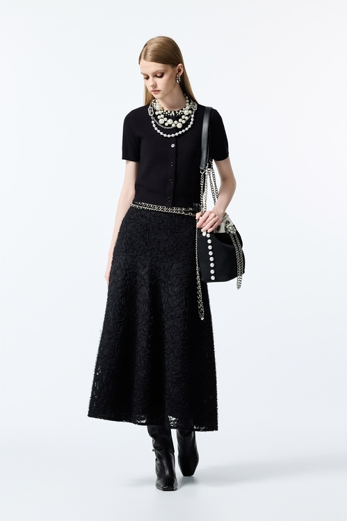 Full Lace Maxi Skirt,Midi skirts