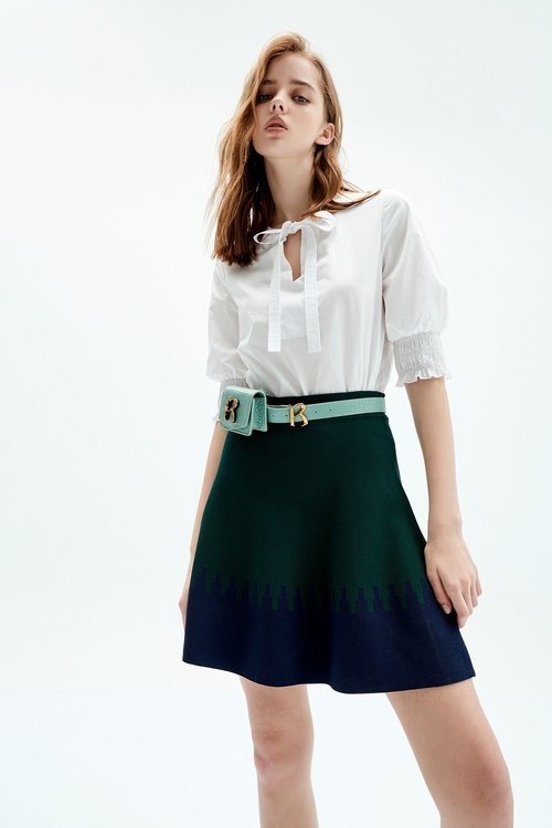 Knitted Skirt,A-Line skirts