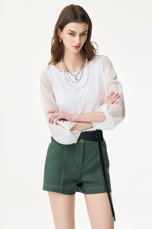 Basic Green Shorts With Stitching Detail,,Basic Green Shorts With Stitching Detail,Bell-bottoms,Season (SS) Look,Denim,Jeans,pearl,pants,Season (SS) Look,Shorts,pants,Bell-bottoms,Season (SS) Look,Denim,Jeans,Valentine,Bell-bottoms,Season (SS) Look,Denim,Shorts,upperclass