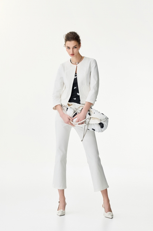 White Boot Leg Jeans,Skinny pants,Skinny pants