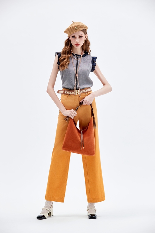 Gradient Wide Leg Jeans,Culottes,Culottes