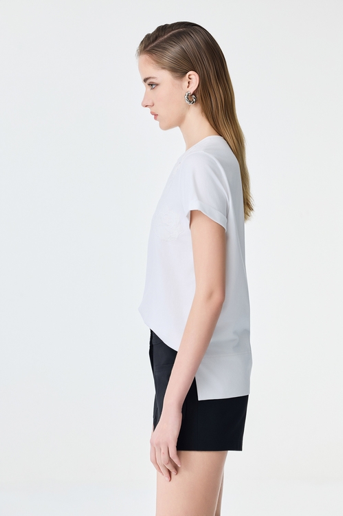 Patch Pocket Black Shorts,Black pants