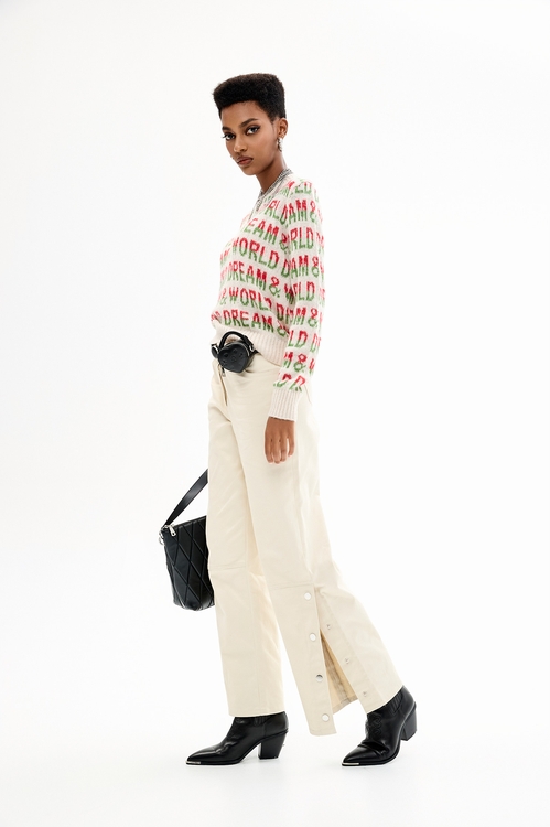 Straight Cut Button Detail Jeans,Culottes,Culottes