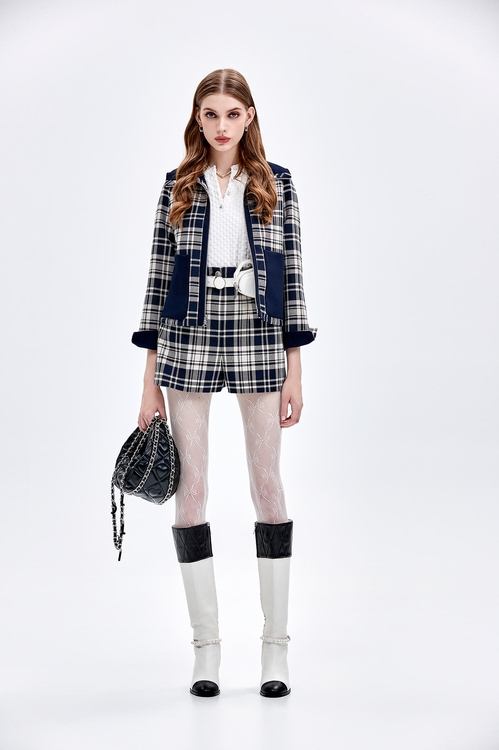 Checkered Patch Pockets Shorts,,Checkered Patch Pockets Shorts,Plaid,Denim,Jeans,Season (AW) Look,Culottes,Denim,Season (AW) Look,Wide-leg jeans,Culottes,Season (AW) Look,Culottes,Pants,Plaid,Shorts,Season (AW) Look