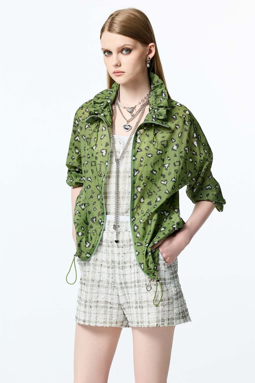 Plaid Tweed Shorts,Shorts