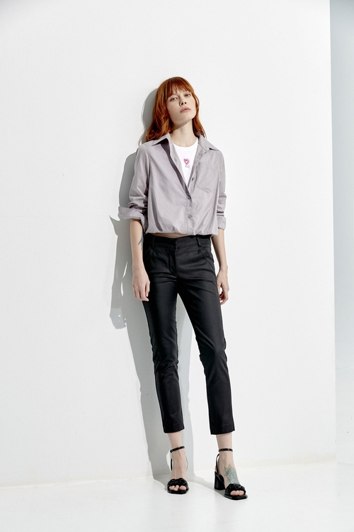 Slim Fit Basic Pants,Skinny pants,Skinny pants