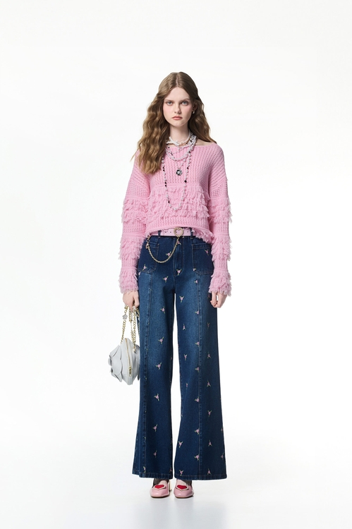 Rose Embroidery Jeans,,Rose Embroidery Jeans,Jackets,Outerwear,Season (AW) Look,Season (AW) Look,Tutu skirts,Tops,Hoodie tops,pearl,Season (AW) Look,Tops,Season (AW) Look,Knitted,Knitted tops,Embroidered,Denim,Jeans,Season (AW) Look,pants