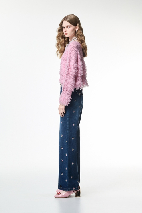 Rose Embroidery Jeans,,Rose Embroidery Jeans,Jackets,Outerwear,Season (AW) Look,Season (AW) Look,Tutu skirts,Tops,Hoodie tops,pearl,Season (AW) Look,Tops,Season (AW) Look,Knitted,Knitted tops,Embroidered,Denim,Jeans,Season (AW) Look,pants