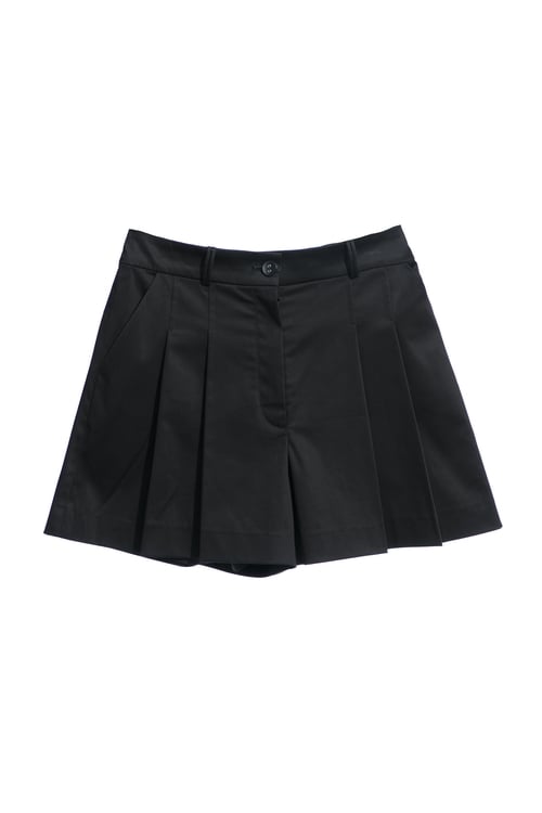 Basic Front Pleated Shorts,Skorts