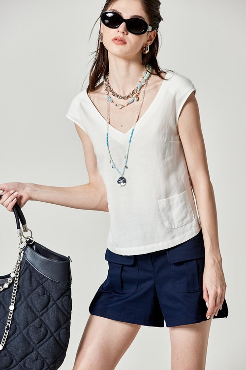 Navy Cargo Shorts,Season (SS) Look