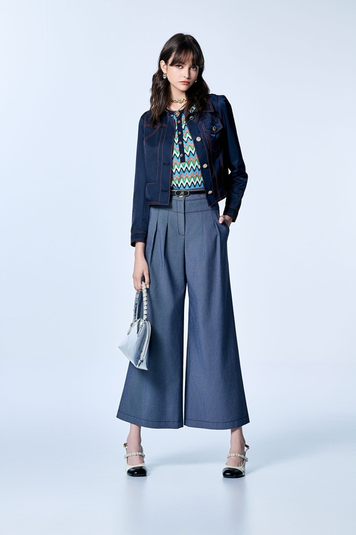 Grey Wide Leg Pants,Culottes,Culottes