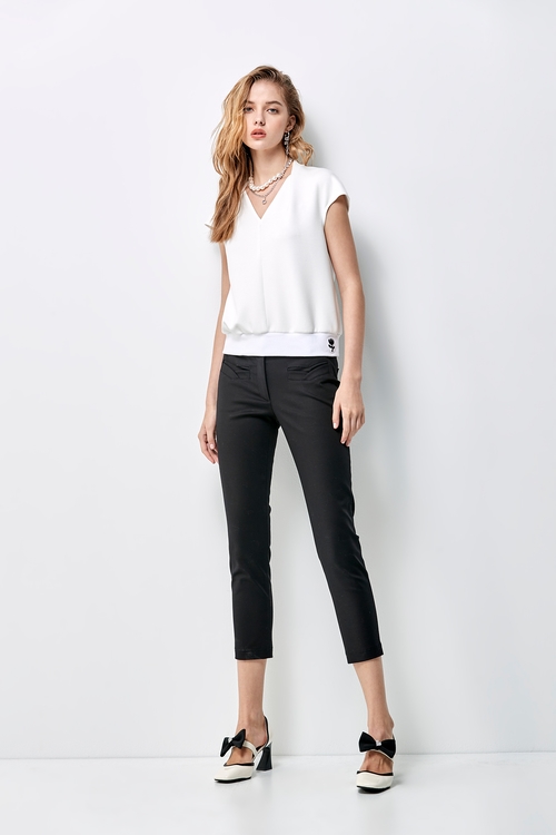 Slim Fit Basic Pants,Skinny pants,Skinny pants