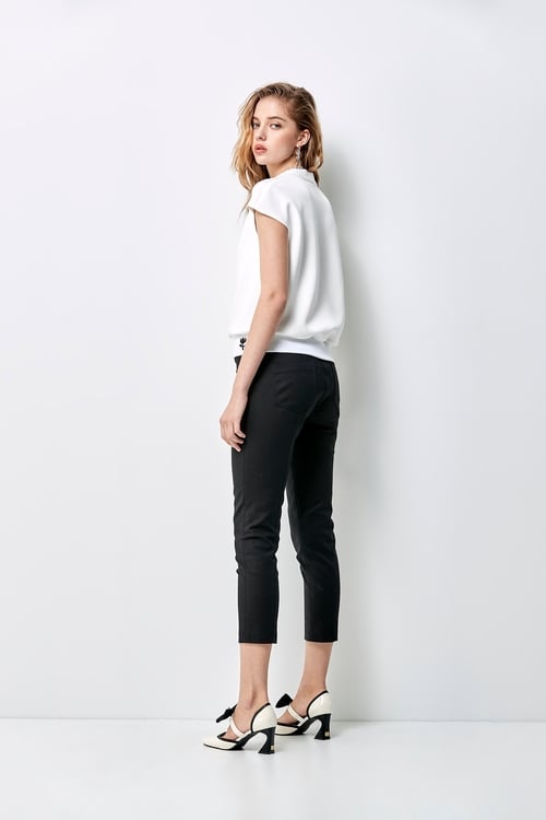 Slim Fit Basic Pants,Skinny pants,Skinny pants