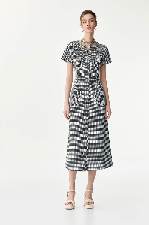 Short Sleeve Plaid Button Front Dress,,Short Sleeve Plaid Button Front Dress,Jackets,Outerwear,Season (SS) Look,co-ord sets,V-neck dresses,Dresses,Season (SS) Look,Maxi dresses,Black dresses,Tops,Season (SS) Look,Embroidered,Dresses,Season (SS) Look,Belts,Maxi dresses,Black dresses