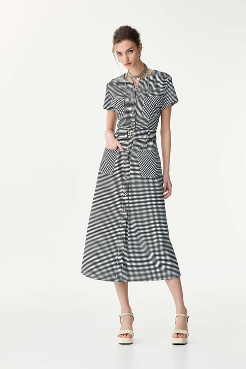 Short Sleeve Plaid Button Front Dress,,Short Sleeve Plaid Button Front Dress,Jackets,Outerwear,Season (SS) Look,co-ord sets,V-neck dresses,Dresses,Season (SS) Look,Maxi dresses,Black dresses,Tops,Season (SS) Look,Embroidered,Dresses,Season (SS) Look,Belts,Maxi dresses,Black dresses