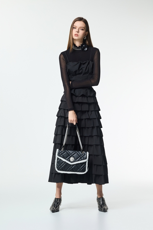 Pintucks Detail Two Piece Top,sleeveless tops,sleeveless tops,Sleeveless tops,sleeveless tops
