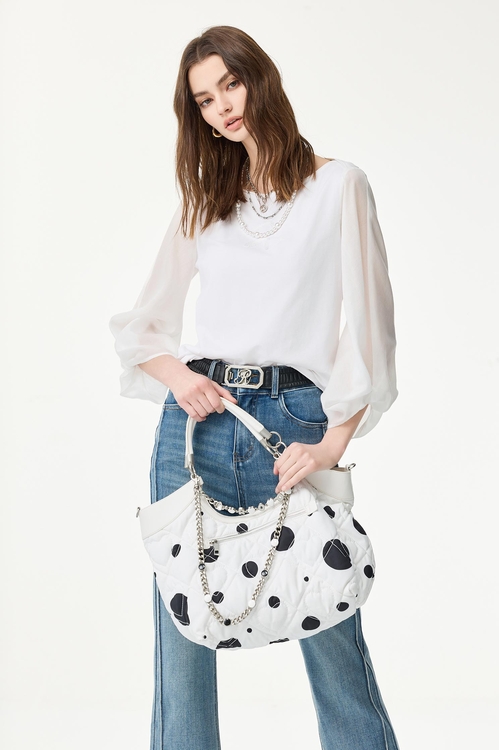 Knot Detail Long Sleeve Top,Tops