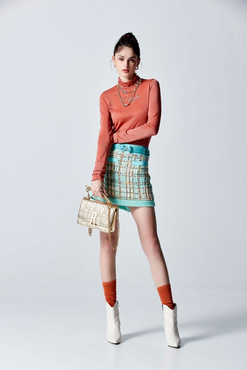 Lettuce Trim Mock Neck Long Sleeve Top,Under shirts