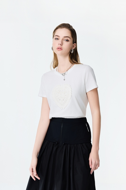 Heart Logo Short Sleeve Tee,Season (SS) Look