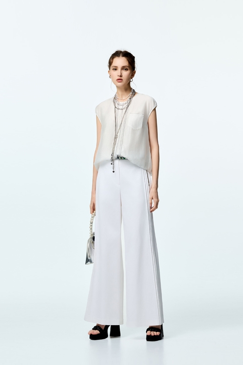 Contrast Stitching Detail Top,sleeveless tops,sleeveless tops,Sleeveless tops,sleeveless tops