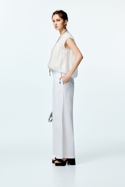 Contrast Stitching Detail Top,sleeveless tops,sleeveless tops,Sleeveless tops,sleeveless tops