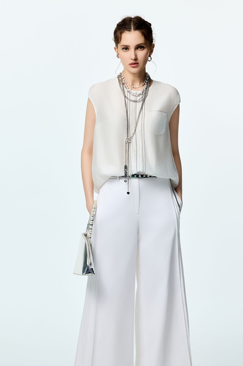 Contrast Stitching Detail Top,sleeveless tops,sleeveless tops,Sleeveless tops,sleeveless tops