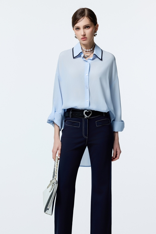 Light Blue Loose Fit Blouse With Contrast Navy Trim Detail,,Light Blue Loose Fit Blouse With Contrast Navy Trim Detail,V-Neck T shirts,Tops,Season (AW) Look,Valentine,Lace,Lace tops,upperclass,Office Looks,Tops,co-ord sets,Plaid,dotcollection,Season (AW) Look,Lace,T-shirts,V-Neck T shirts,Office Looks,Tops,Season (AW) Look,Valentine,upperclass,V-Neck T shirts,sleeveless tops,Office Looks,Tops,sleeveless tops,Season (AW) Look,Valentine,sleeveless tops,upperclass,Knitted,Knitted tops,Knitted tops,Office Looks,Tops,Season (AW) Look,Blouses