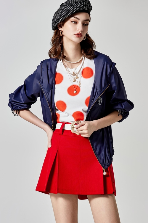 Red Dotted Print Top,,Seductive red  T-shirt with dot print,T-shirts,T-shirts,Tops,Embroidered,Season (SS) Look,Cotton,Season (SS) Look,Midi skirts,Chiffon,Chiffon Midi skirts,T-shirts,Tops,Season (SS) Look,bows,T-shirts,Tops,Embroidered,Season (SS) Look,Cotton,T-shirts,T-shirts,Season (SS) Look,Cotton