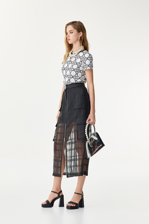 Short Sleeve Geomatric Print Tee,,Short Sleeve Geomatric Print Tee,Jackets,Outerwear,Season (SS) Look,co-ord sets