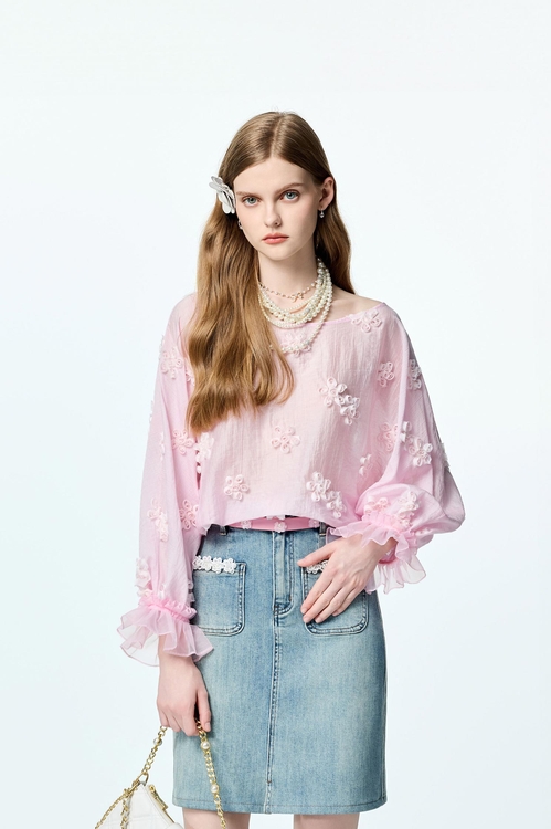 3-D Floral Detail Pink Top,,3-D Floral Detail Pink Top,Tops,Season (SS) Look,Embroidered,Outerwear,Season (AW) Look,Valentine,blossoms,Lace,Knitted,Knitted coats,Season (AW) Look,Midi skirts,Outerwear,co-ord sets,Denim,Denim Jackets,pearl,Season (AW) Look,Valentine,Cotton,blossoms,Office Looks,Denim,Denim skirts,Season (AW) Look,Valentine,blossoms,Lace,Lace skirts,upperclass,Midi skirts,Office Looks,co-ord sets,Denim,Denim pants,Season (AW) Look,Valentine,Wide-leg jeans,Pants,Tops,co-ord sets,pearl,Season (AW) Look,sleeveless tops,upperclass,Necklaces,co-ord sets,Mini skirts,Shorts,Season (AW) Look,Pencil skirts,Jackets,Outerwear,co-ord sets,Season (AW) Look,Blazers,Tops,Season (AW) Look,Valentine,blossoms