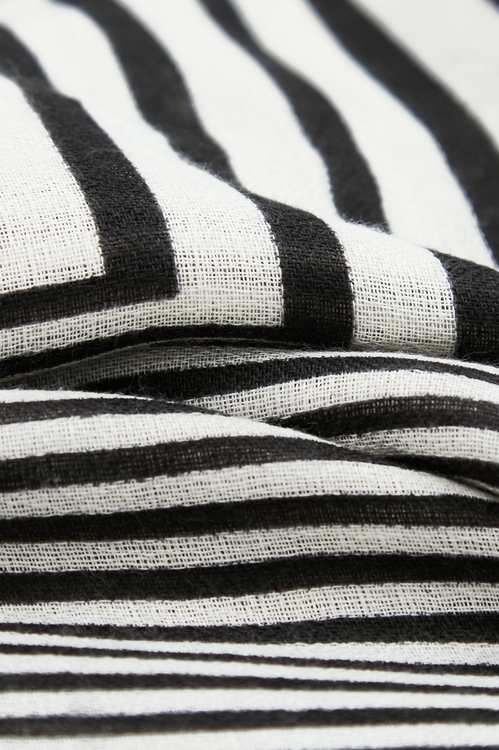 Asymmetric Stripe Classic Scarf,Scarves