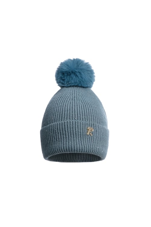 Solid Colour Pompom Beanie Hat,Hats