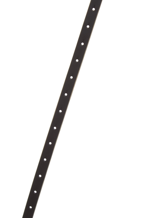 Classic R Logo Thin Leather Belt,Belts,Belts