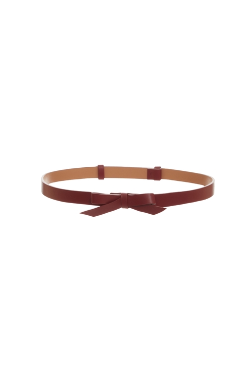 Front Bow Knot Leather Belt,Belts,Belts