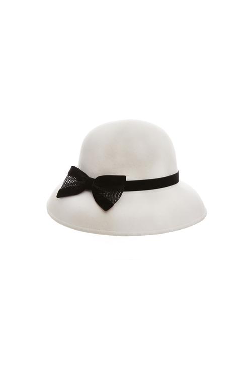 Contrast Black Bow Detail Woolen Hat,,Contrast Black Bow Detail Woolen Hat,pearl,Season (AW) Look,pearl,Season (AW) Look,Scarves,Plaid,Season (AW) Look,Knitted,Season (AW) Look,Season (AW) Look,Purewool