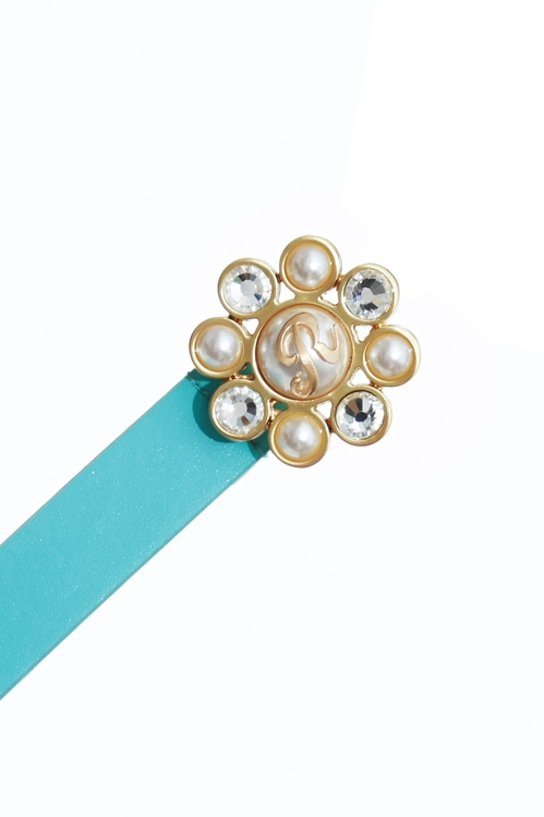 Floral Leather Belt,Belts,Belts