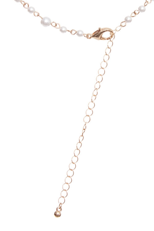 Bow Pendant Pearl Necklace,,Bow Pendant Pearl Necklace,Dresses,pearl,Season (AW) Look,Lace,bows,Necklaces