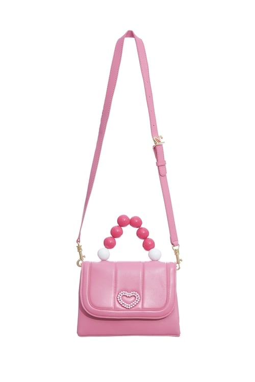 Pearl Heart Logo Sling Bag,Crossbody bags