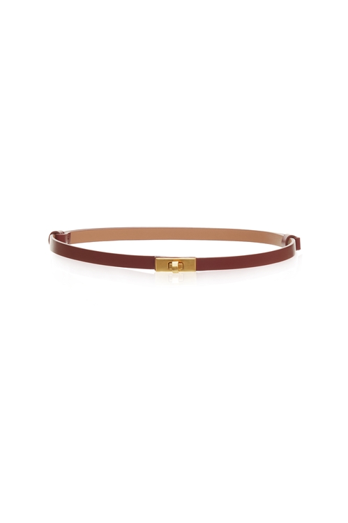 Thin Leather Hardware Buckle Belt,Belts,Belts