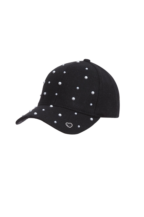 Pearl Applique Base Ball Cap,,Pearl Applique Base Ball Cap,pearl,Season (AW) Look,pearl,Season (AW) Look