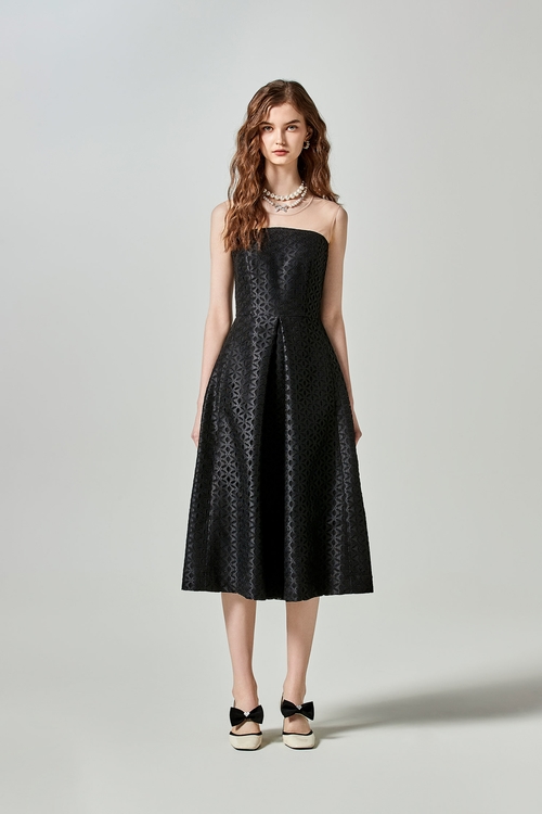 Retro Black Cocktail Dress With Side Pockets,cocktaildresses