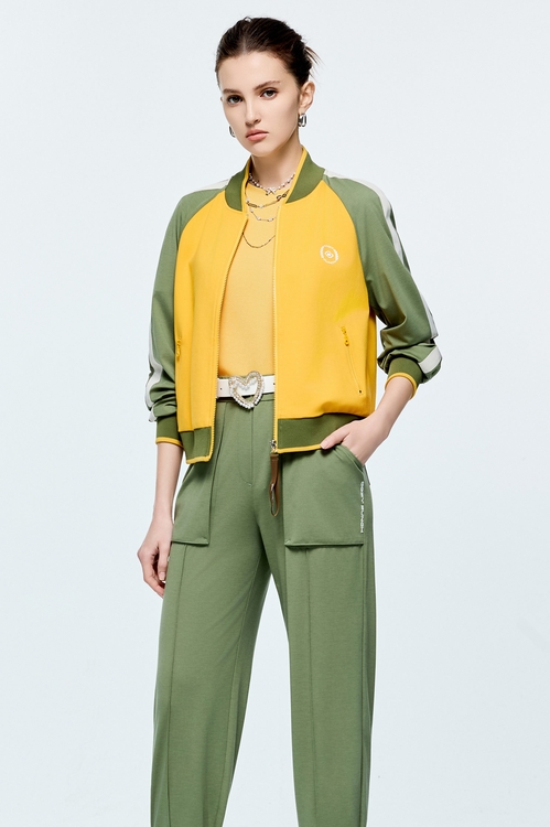 Colour Block Varsity Jacket,,Colour Block Varsity Jacket,COZY PUNCH,Jackets,Outerwear,Season (AW) Look