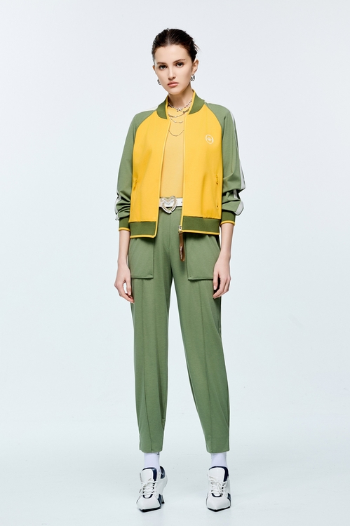 Colour Block Varsity Jacket,,Colour Block Varsity Jacket,COZY PUNCH,Jackets,Outerwear,Season (AW) Look
