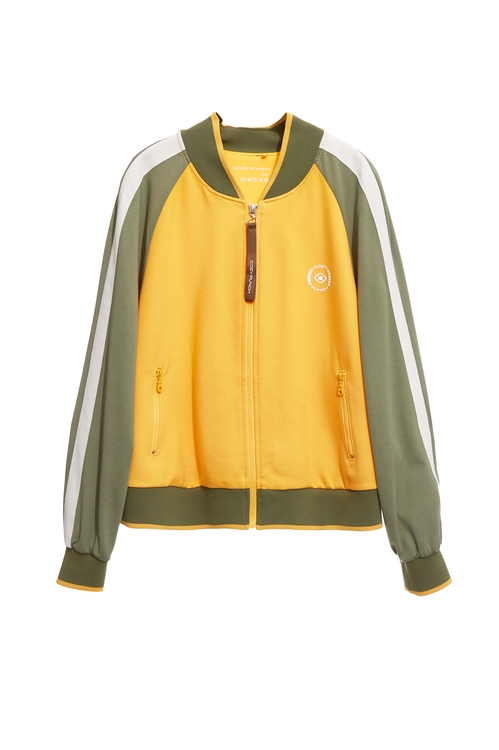 Colour Block Varsity Jacket,,Colour Block Varsity Jacket,COZY PUNCH,Jackets,Outerwear,Season (AW) Look