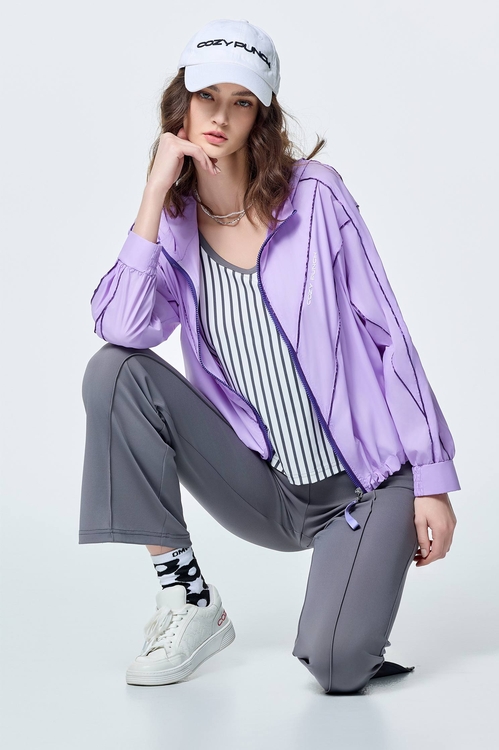 Lavender Functional Sunscreen Jacket,Jackets