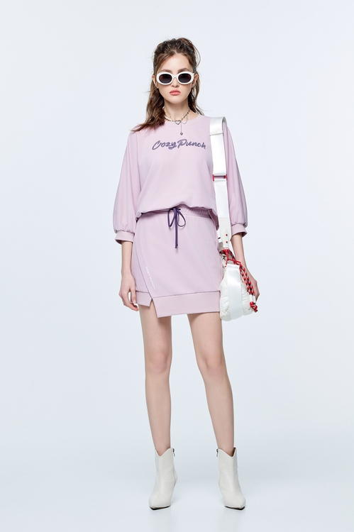 Makeup Pink Casual Skirt,Shorts