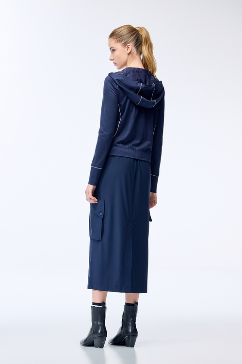 Cooling Utility Sporty Long Skirt,Midi skirts