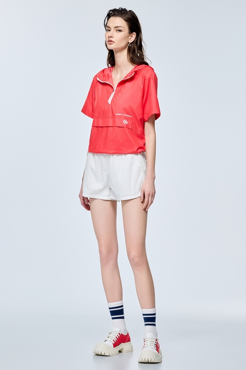 Casual Ruffled Waistband Shorts,Shorts